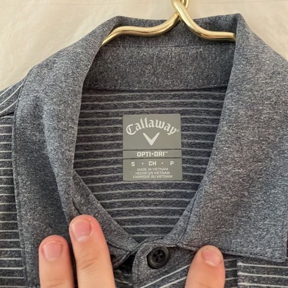 Callaway Men’s Small collard shirt, “Stretch” and “Opti-Dri” material - Picture 3 of 6